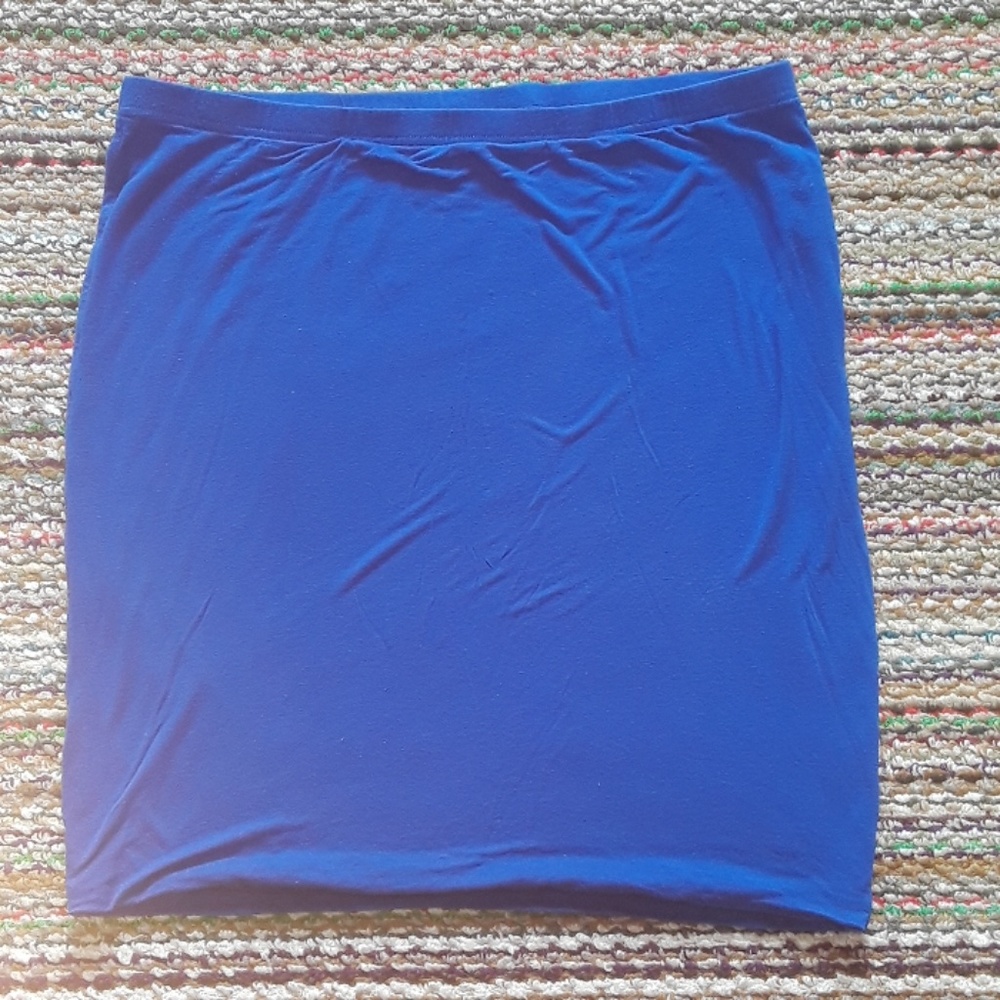 🐙Mossimo Royal Blue Woman's Stretchy Pencil Skirt